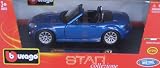 Mazda MX-5 Blue Diecast Car Model 1/24 Bburago