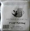 OCEAN 5 FELT MEDIA BAG 7X16
