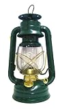V&O 210-76040 Centennial Brass Trim Oil Lantern, Green