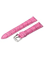 Violet Purple Crocodile Style Leather 24mm Watch Band (Quick Release Pins!) with Stainless Steel Buckle - Fits All Watches!!!