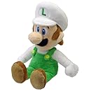 Nintendo Official Super Mario Fire Luigi Plush, 8"