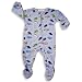 Wonder Kids - Infant and Toddler Boys Heavy Weight Bear Blanket Sleeper With Feet, Light Blue