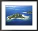 Aerial of Maolo Island, Mamanuca Islands, Fiji Framed Art Poster Print by David Wall, 22x18