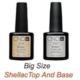 CND Shellac Top .5oz and Base .42oz Set of 2 Big Size