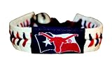 Texas Longhorns Texas Flag Alternating Stitch Classic Baseball Bracelet