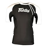 Fairtex Black-White Short Sleeve Rash Guard