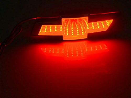 SunShine 3D LED Car Decal Logo Light Emblem Badge Sticker Lamp for Chevrolet Cruze Malibu Epica Captiva Aveo Lovr Emblems ( 17*5.6cm )