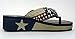 Montana West Ladies Flip Flops Texas Lone Star Flag Navy Blue