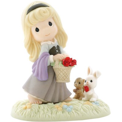PRECIOUS MOMENTS DISNEY SLEEPING BEAUTY AURORA THE JOY YOU BRING AWAKENS MY HEART
