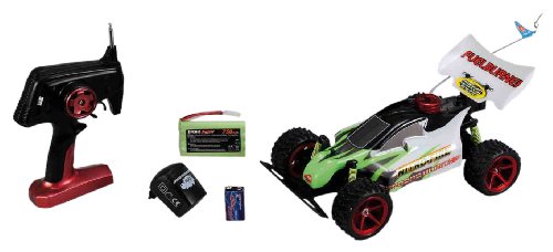 Dickie 201119284 - RC Nitro Fire RTR, ferngesteuertes Offroad Fahrzeug, 1:12, 27 MHz, 2 Kanal, grün