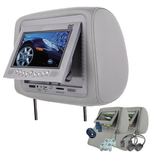 Gray Headrest Pair 7