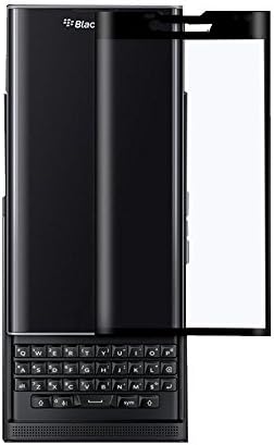 BlackBerry Priv Tempered Glass Screen Protector,Full Cover Edge to Edge Blackberry Priv Curved Tempered Glass Screen Protector,Premium High Definition Shockproof Clear Screen Protector (Black)