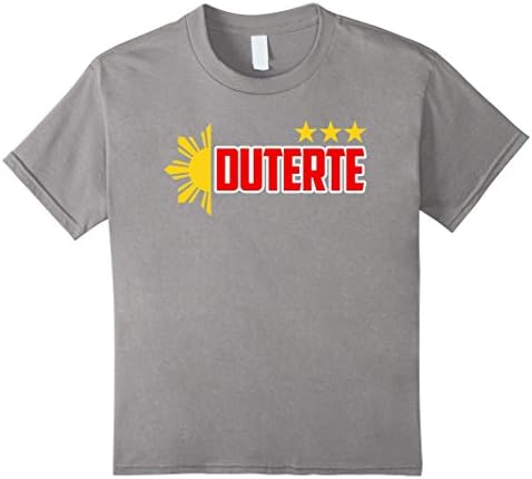Kids Duterte for President 2016 Shirt - Duterte T Shirts 4 Slate
