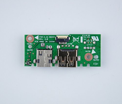 Eathtek DC Power Jack USB VGA LAN IN Board for ASUS X401A X401U X501U X401A-WX396H X401A-RGN4 X401A-RPK4 60-NLOIO1001-X01 32XJ1IB0010
Eathtek DC Power Jack USB VGA LAN IN Board for ASUS X401A X401U X501U X401A-WX396H X401A-RGN4 X401A-RPK4 60-NLOIO1001-X01 32XJ1IB0010