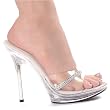 Ellie Shoes Women's 502-JESSE, 5" Heel Rhinestone Mule