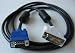 3 meter DVI-A Analog Male to VGA HD15 Male Video Cable with Ferrites - Great for Flat Panel Display Monitors - HDTV - Plasma Televisions - LCD TV for use with tvs lcd led plasma dvd xbox 360 computers that use this type of interface