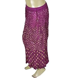 Gypsy Skirt Cotton Block Printed Size 14