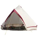 Skandika Comanche 8 Man Tent - Sand/Red