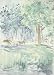 Hochwertige �lgem�ldereproduktion des Bildes 'Fuhrwerk im Bois de Boulogne - Allee des Poteaux' von Berthe Morisot