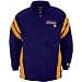Minnesota Vikings Purple Gridiron 1/4 Zip Mock Neck Fleece Jacket