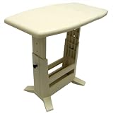 Foldable RV Table Portable RV Folding Table and Magazine Rack (Adjustable Height)