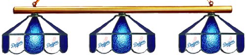 Los Angeles Dodgers Pool Table light - Stained Glass Shades