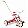 Radio Flyer Classic Red 10" Tricycle with Push Handle