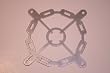 Chain Single Fan Grill (silver)