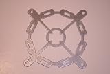 Chain Single Fan Grill (silver)
