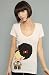 Harajuku Lovers The Snow Baby V-Neck Tee in Pale Pink,T-shirts for Women