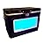 BREKX 54QT Black LED Party Cooler with Window
