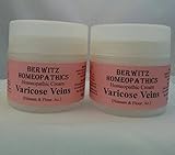 BERWITZ HOMEOPATHY VARICOSE VEIN CREAM Soothing Healing Itch Relief Duo Pack 2 x 50g (100g) CREAM and FREE Homeopathic Remedy