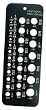 Empire Level 2755 Drill Gauge, 29 Fraction Drills 1/16-Inch to 1/2-Inch By 64ths