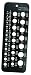 Empire Level 2755 Drill Gauge, 29 Fraction Drills 1/16-Inch to 1/2-Inch By 64ths