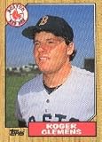 1987 Topps Roger Clemens Baseball Card #340