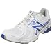New Balance Women's WW860 Walking Shoe,White/Blue,8 B US