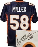 Von Miller signed Denver Broncos Navy Prostyle Jersey- Tri-Star Hologram