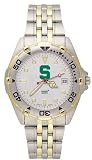 Michigan State Spartans Spartans All Star Watch with Stainless Steel Band - Men's