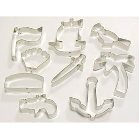 Pirate Party Cookie Cutters
