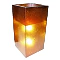 Lighted Square Planter - Orange (Large)