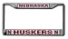 Nebraska Cornhuskers Chrome Frame