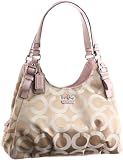 「[コーチ] COACH 公式 マディソン オプ アート サティーン マギー ショルダー バッグ  17689 SVACR SVACR (シルバー/ライトカーキ/チュベローズ)」の画像