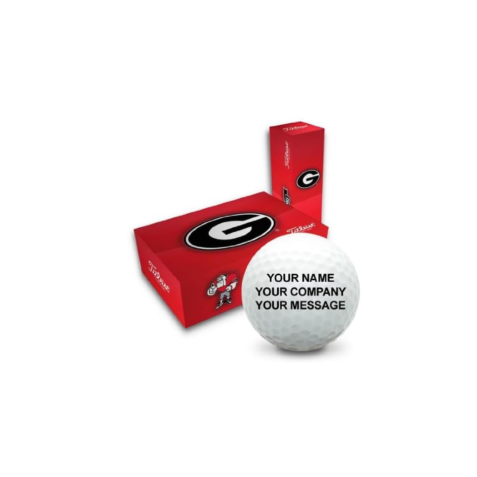   Golf Balls   Georgia Bulldogs   Personalized