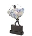 14"H Silhouette Butterfly Girl Accent Lamp
