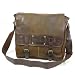 Brown Leather Messenger Bag (Style AA032)
