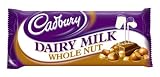 Cadbury Whole Nut Chocolate Bar 100g Large (Case of 36)