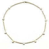 14K Gold Keshi Pearl Rennaisance Necklace, Suz Andreasen Bridal, MADE IN AMERICA