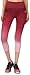 Simplicity Junior's Activewear Seamless Printed Capri Leggings Yoga Pants