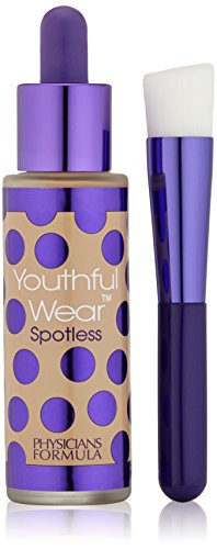 Physicians Formula Youthful Wear Cosmeceutical Youth-Boosting Spotless Foundation SPF 15, Medium Beige, 1 Ounce