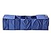 Deler Foldable Trunk Organizer for Car, SUV, Minivan with 2 Cooler Insulation System and 1 Free Car Auto Insurance Registration Document Wallet Holders-Black (Blue)